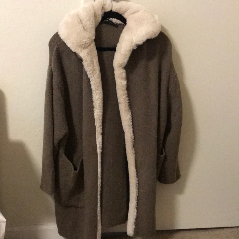 Hooded cardigan